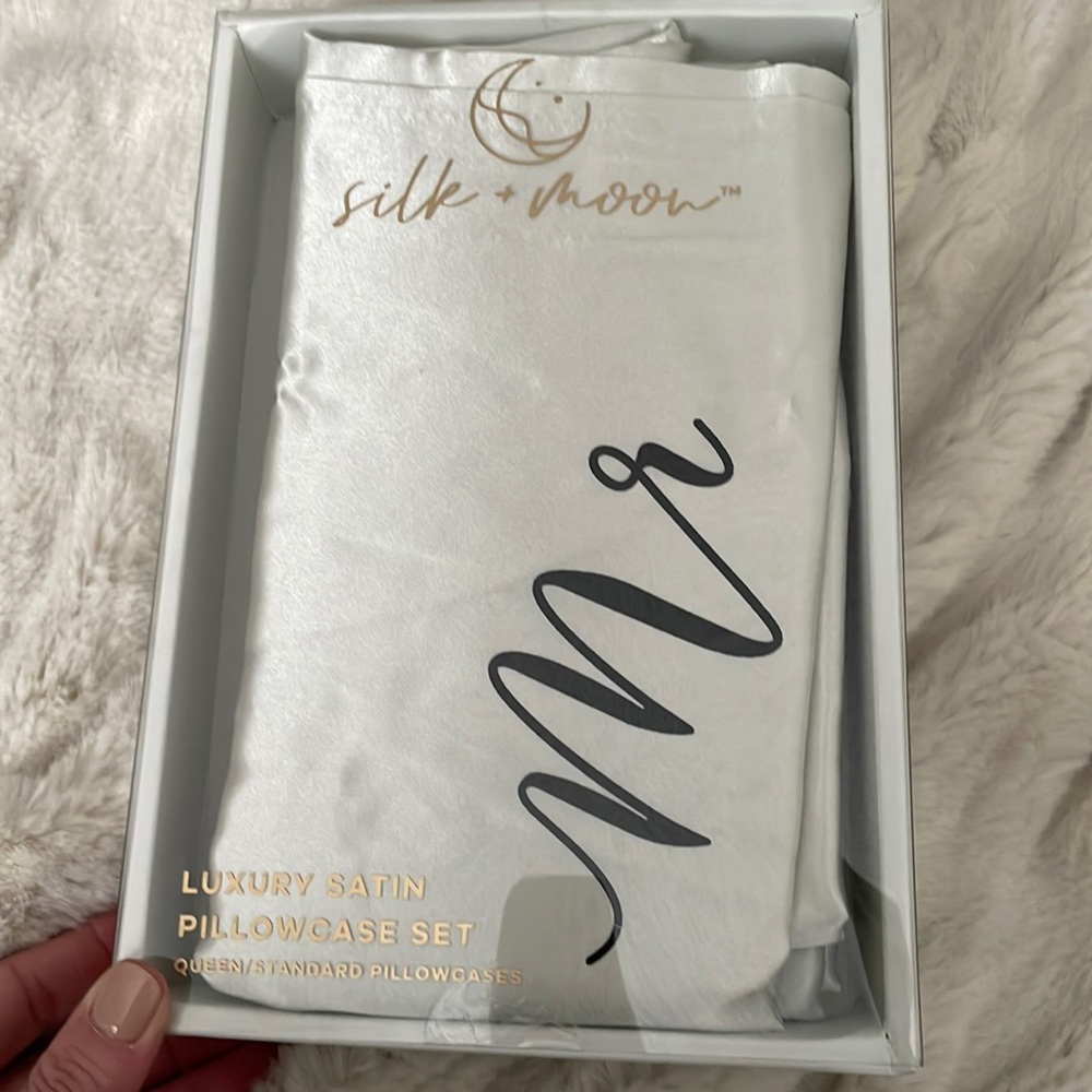 silk+moon pillowcase set New!!